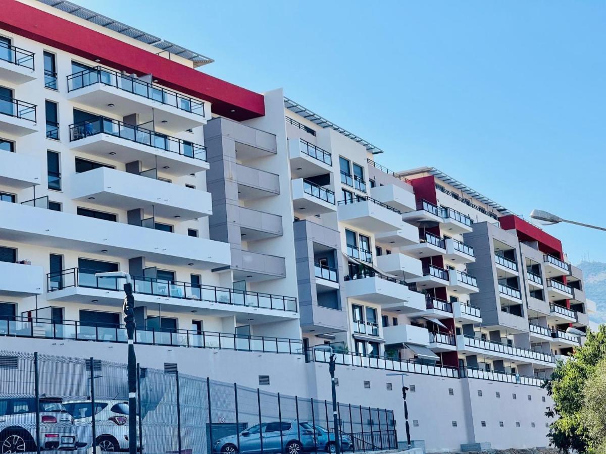 Ajaccio T2 Grand Standing Neuf - Centre Ville Et Plages - 4 Personnes - Parking Prive Dış mekan fotoğraf