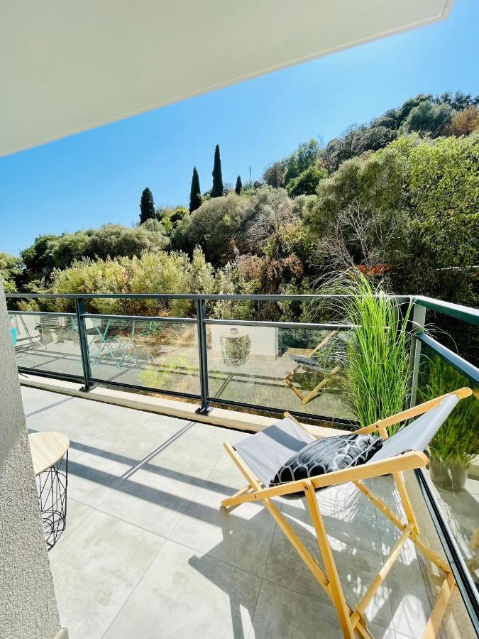 Ajaccio T2 Grand Standing Neuf - Centre Ville Et Plages - 4 Personnes - Parking Prive Dış mekan fotoğraf