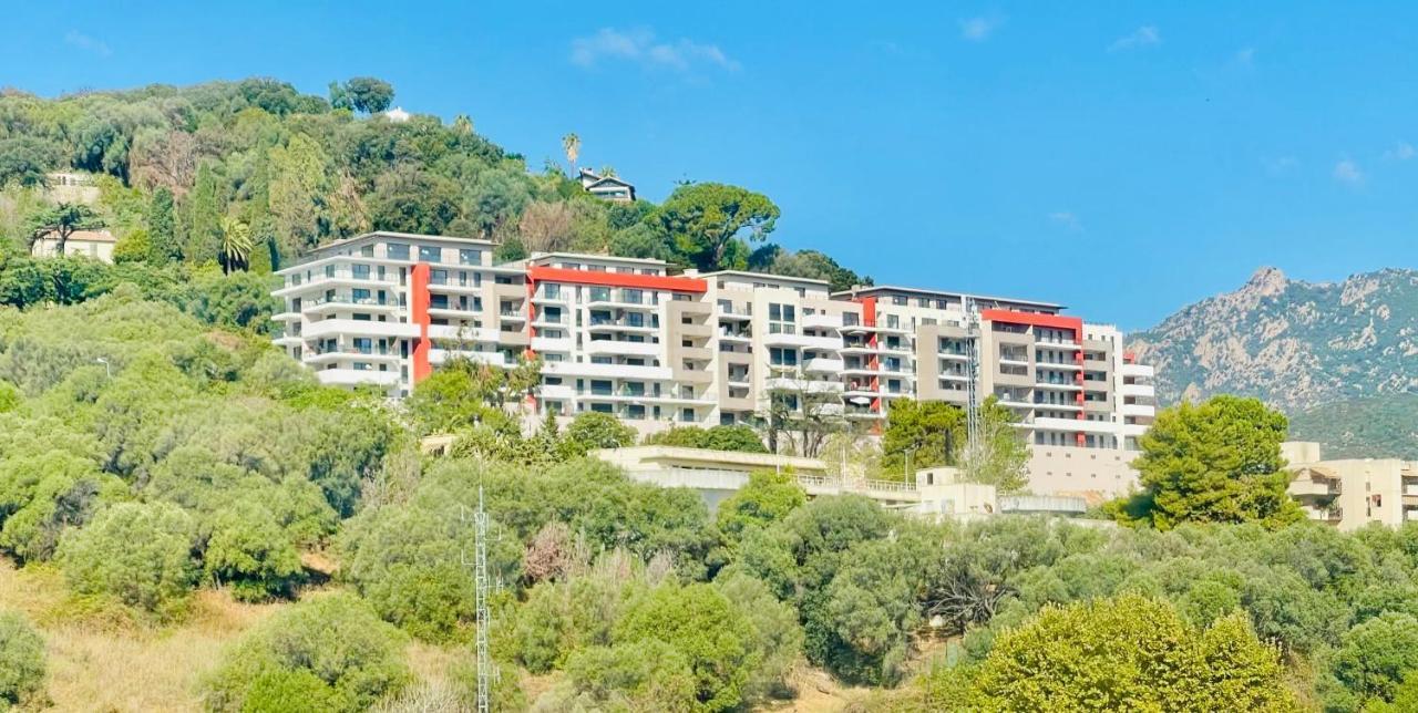 Ajaccio T2 Grand Standing Neuf - Centre Ville Et Plages - 4 Personnes - Parking Prive Dış mekan fotoğraf